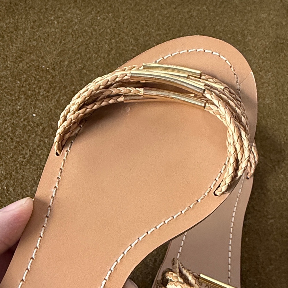 Tory Burch Mignon Braided Flat Sandals Womens 7 - Picture 4 of 7